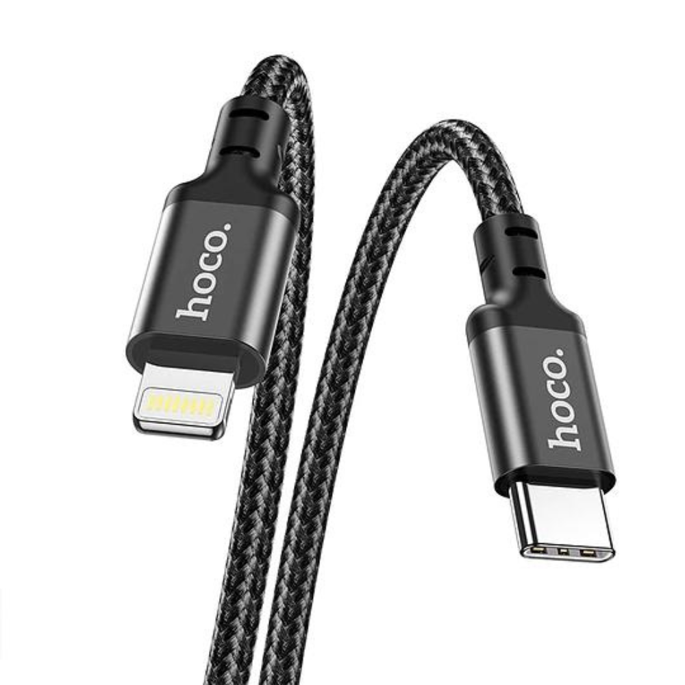 CABLE TIPO C A LIGHTNING - HOCO DATOS CARGA RÁPIDA X14 (IPHONE)