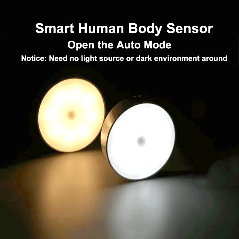 Lámpara Nocturna Inteligente con Sensor de Movimiento