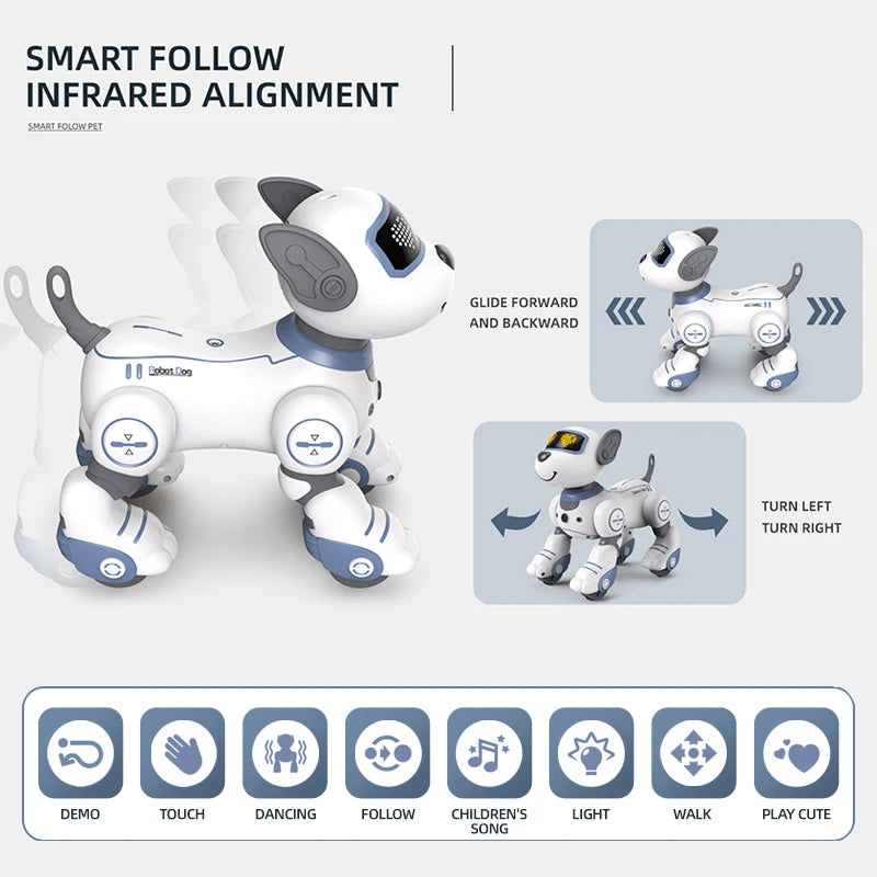 SMART ROBO DOG: Perro Robot Inteligente con Control Remoto